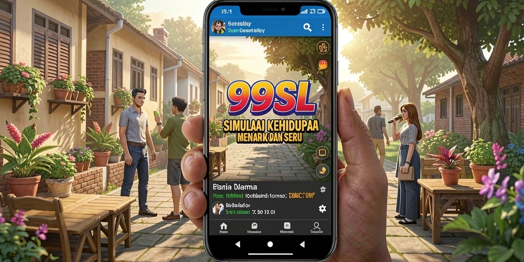 Tampilan gameplay menarik dari 99SL yang menyajikan simulasi kehidupan.