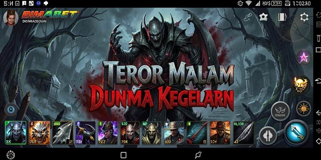 Tangkapan layar gameplay BIMABET menampilkan keseraman yang kental.