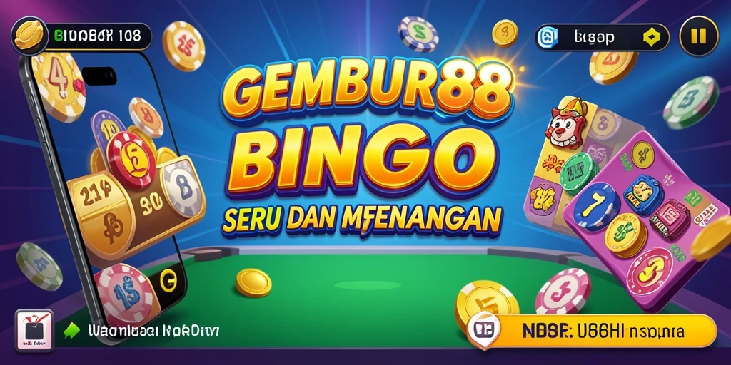 Tampilan gameplay menarik dari GEMBUR88 yang menghadirkan pengalaman Bingo seru.