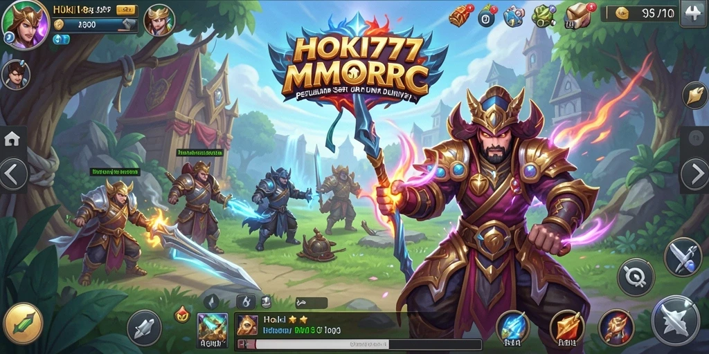 Screenshot HOKI777 menampilkan aksi seru dan grafis memukau dalam bentrokan MMORPG.