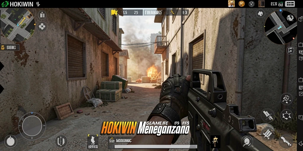 Gameplay HOKIWIN yang intens dan menegangkan.