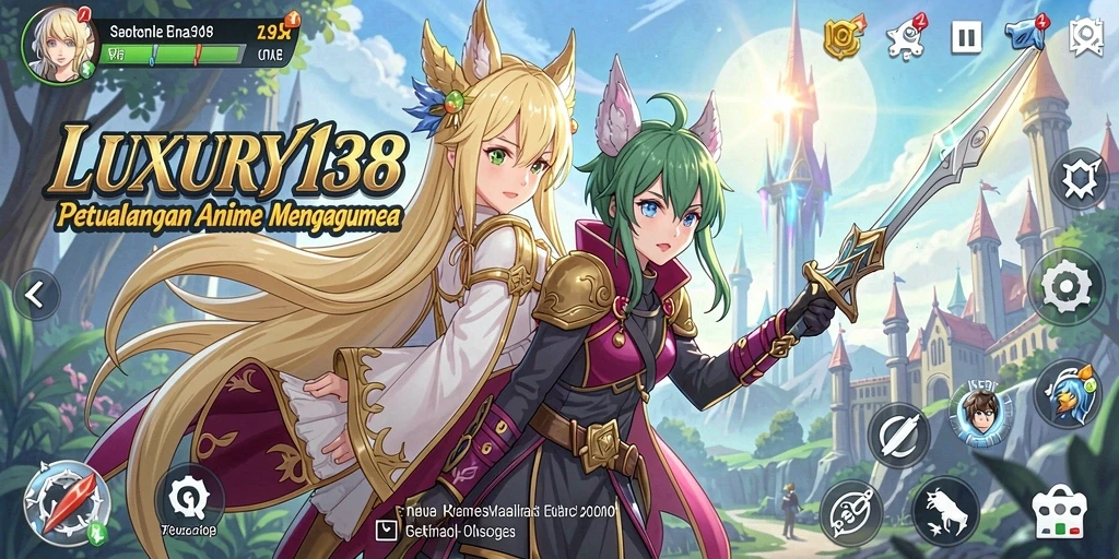 Tangkapan layar dari gameplay intens di LUXURY138.