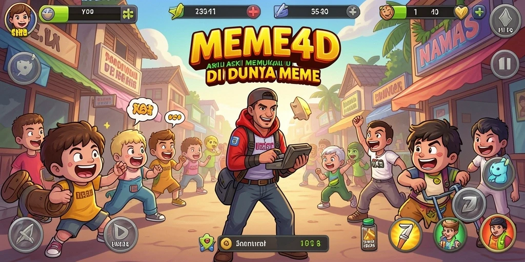 Tampilan seru pertarungan di dalam MEME4D.