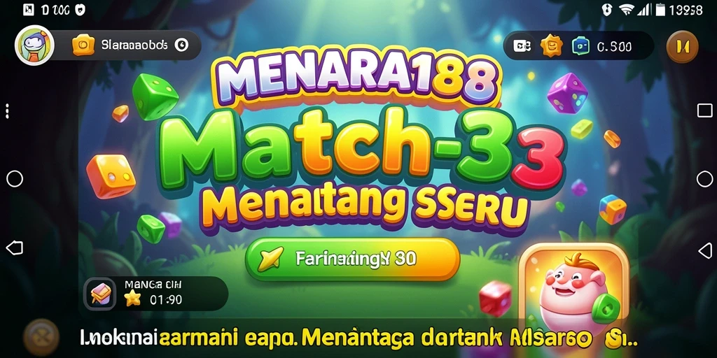 Screenshot gameplay MENARA188 yang penuh warna dan seru.