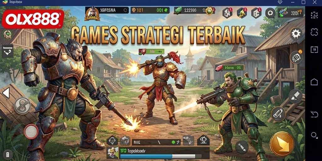 Tangkapan layar gameplay OLX888 yang menarik dan penuh aksi.