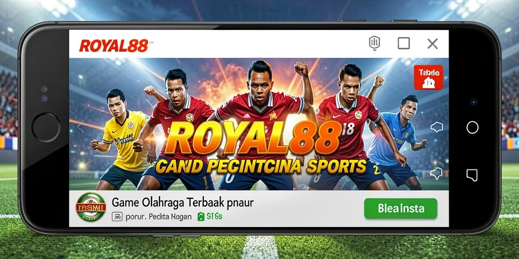 Screenshot gameplay ROYAL88 yang menampilkan aksi olahraga yang mendebarkan.