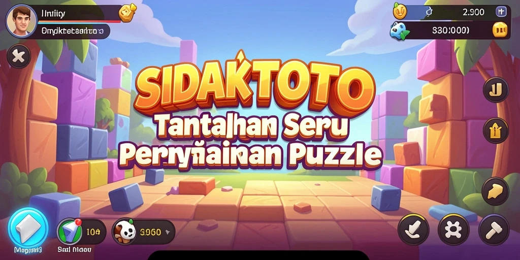 Tampilan gameplay SIDAKTOTO yang menantang dan penuh warna.