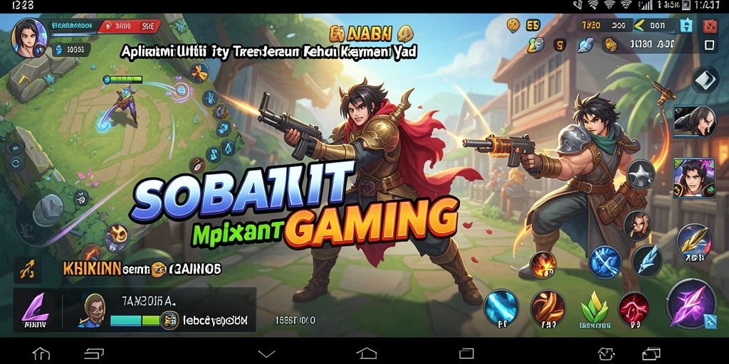 Tampilan menarik dan fungsional dari aplikasi Utility SOBATGAMING.