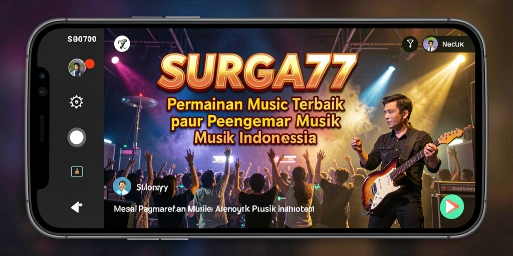 Screenshot SURGA77 menampilkan gameplay yang seru dan interaktif di dunia musik.