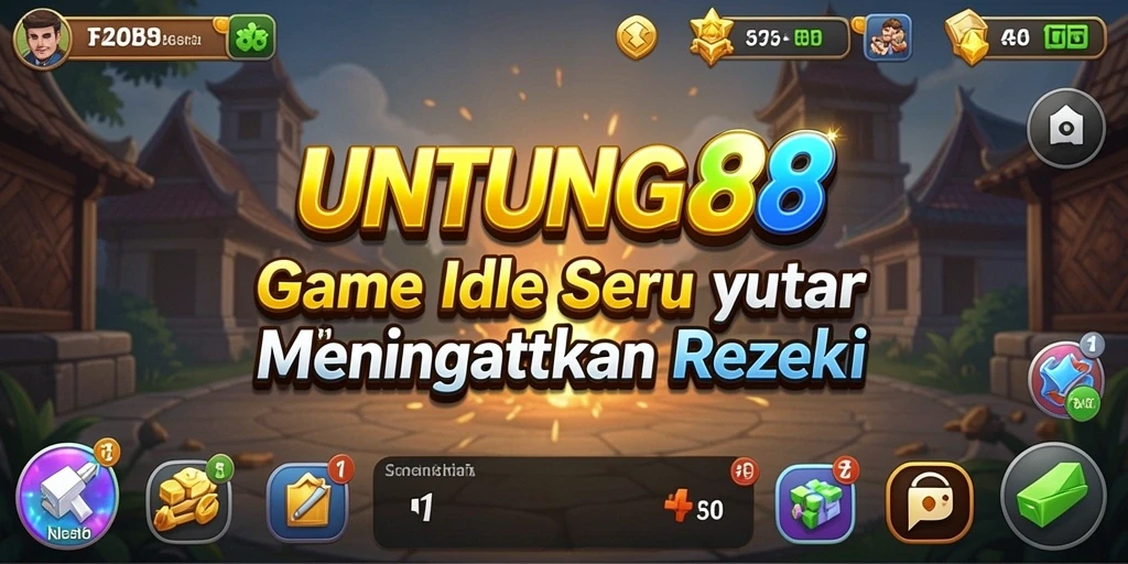 Tampilan gameplay UNTUNG88 yang menampilkan berbagai bisnis dan penghasilan.