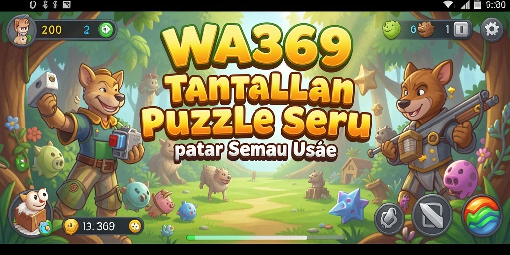 Tampilan gameplay WA369 yang menantang dan seru dalam menyelesaikan Puzzle.
